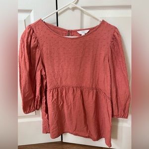 Time and Tru peplum top